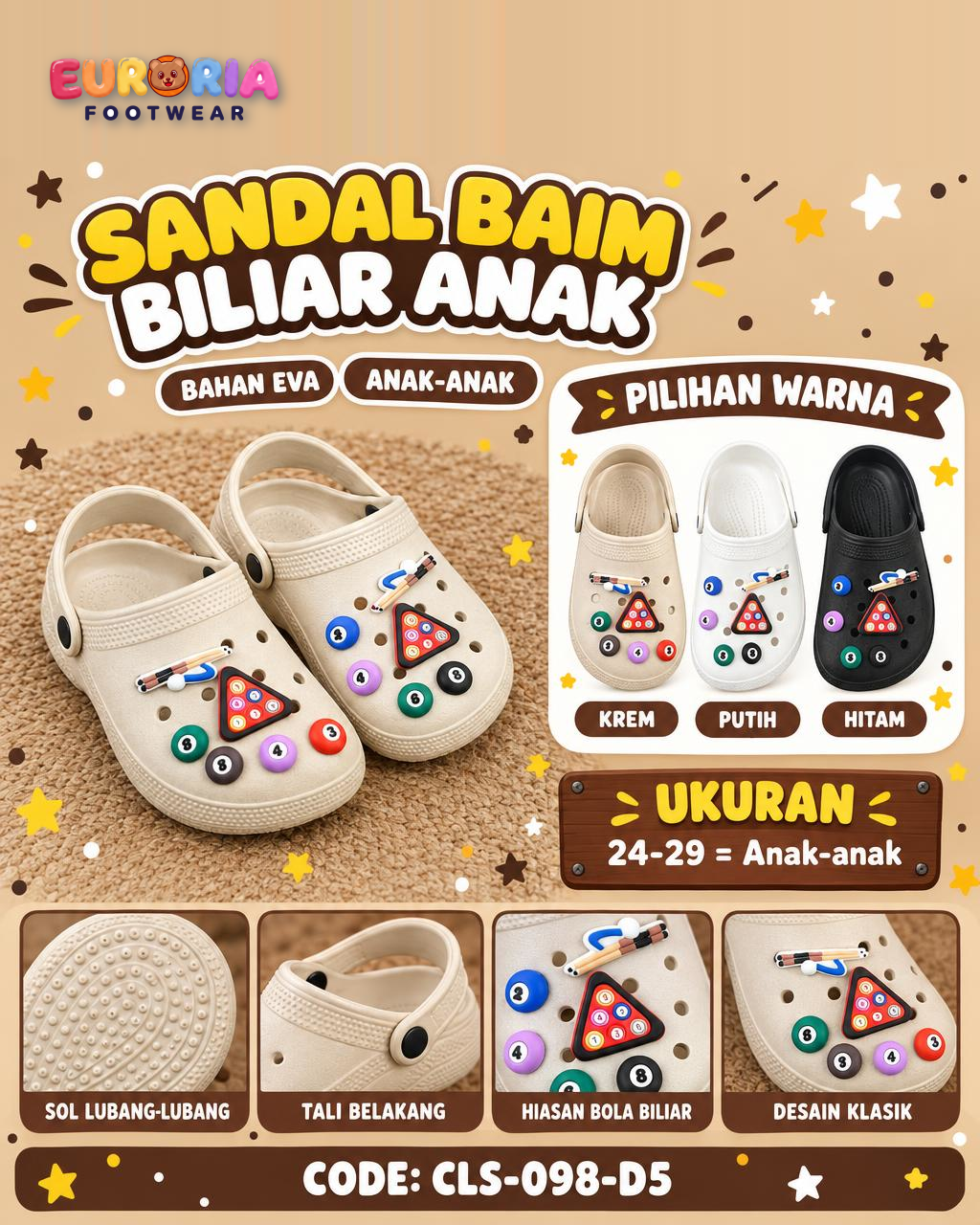 Sandal Baim Biliar Anak