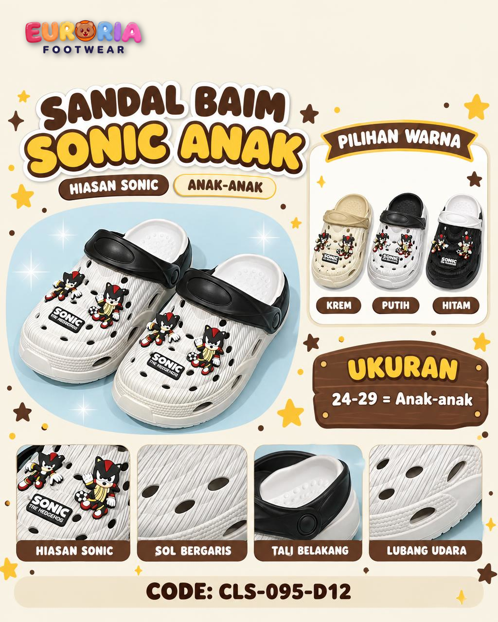 Sandal Baim Sonic Anak