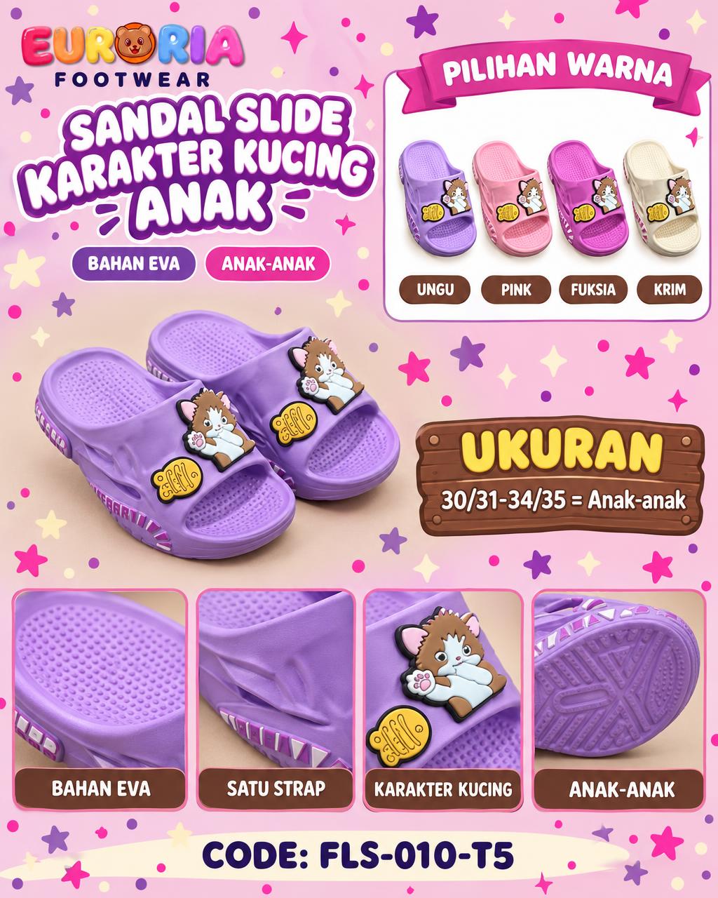 Sandal Slop Kuda Laut Tanggung