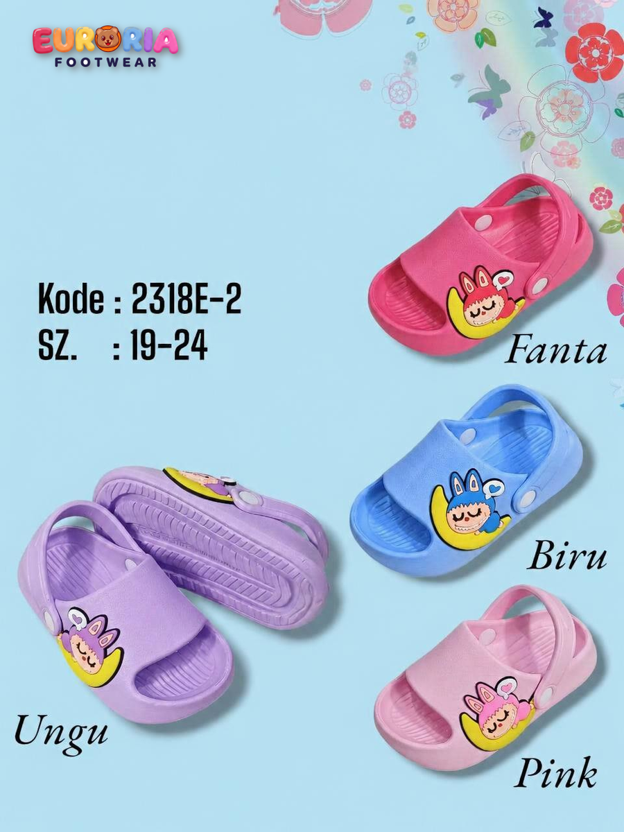 Sandal Tali Bulan Kuning Bayi