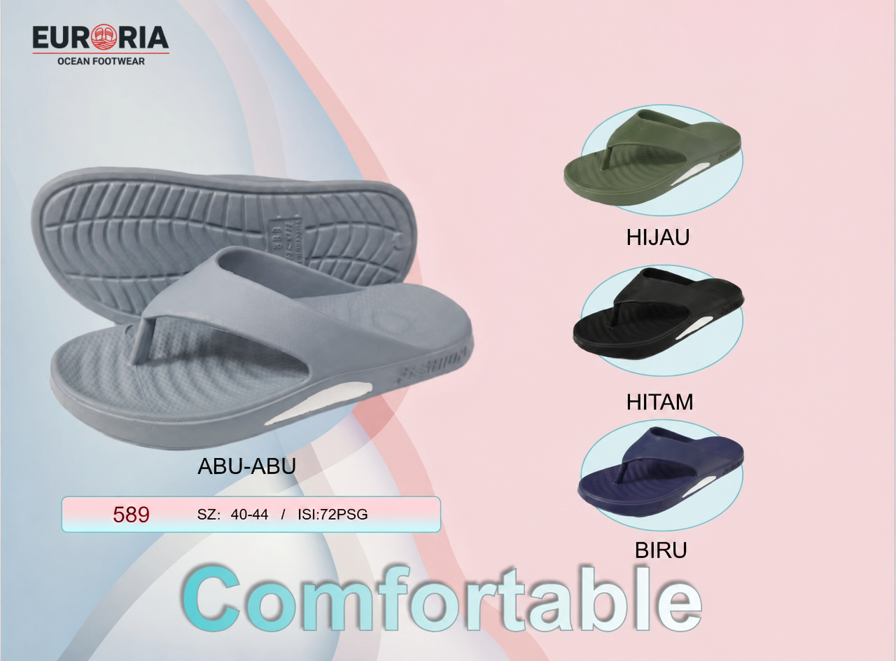 Sandal Jepit Pria Dewasa Bahan EVA Nyaman dan Ringan