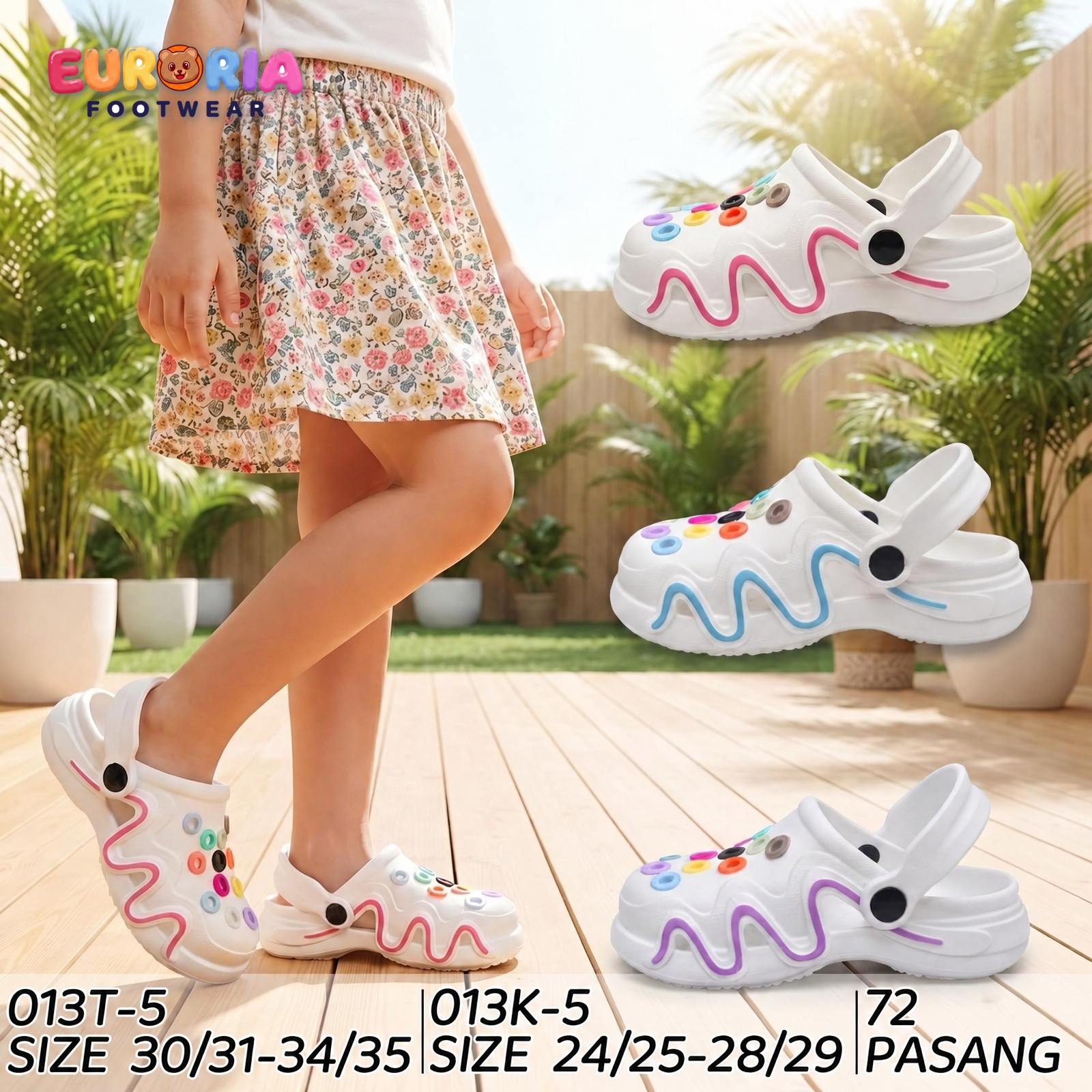 Sandal Baim Zigzag Tanggung