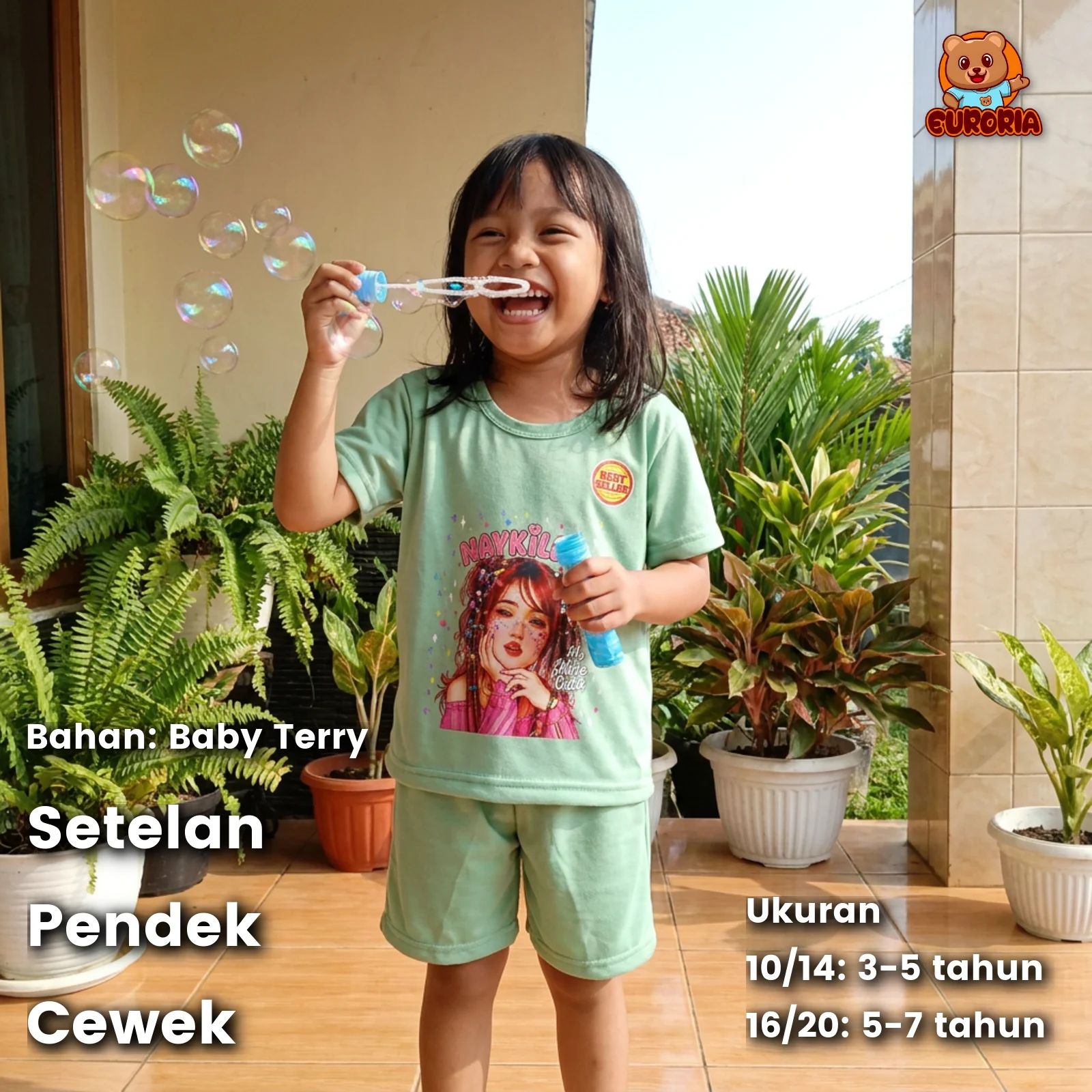 Setelan Pendek Cewek