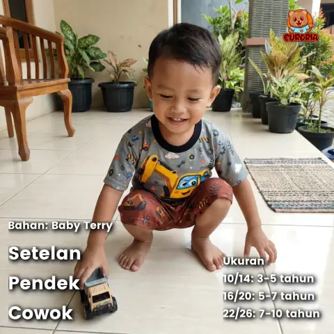 Setelan Pendek Cowok