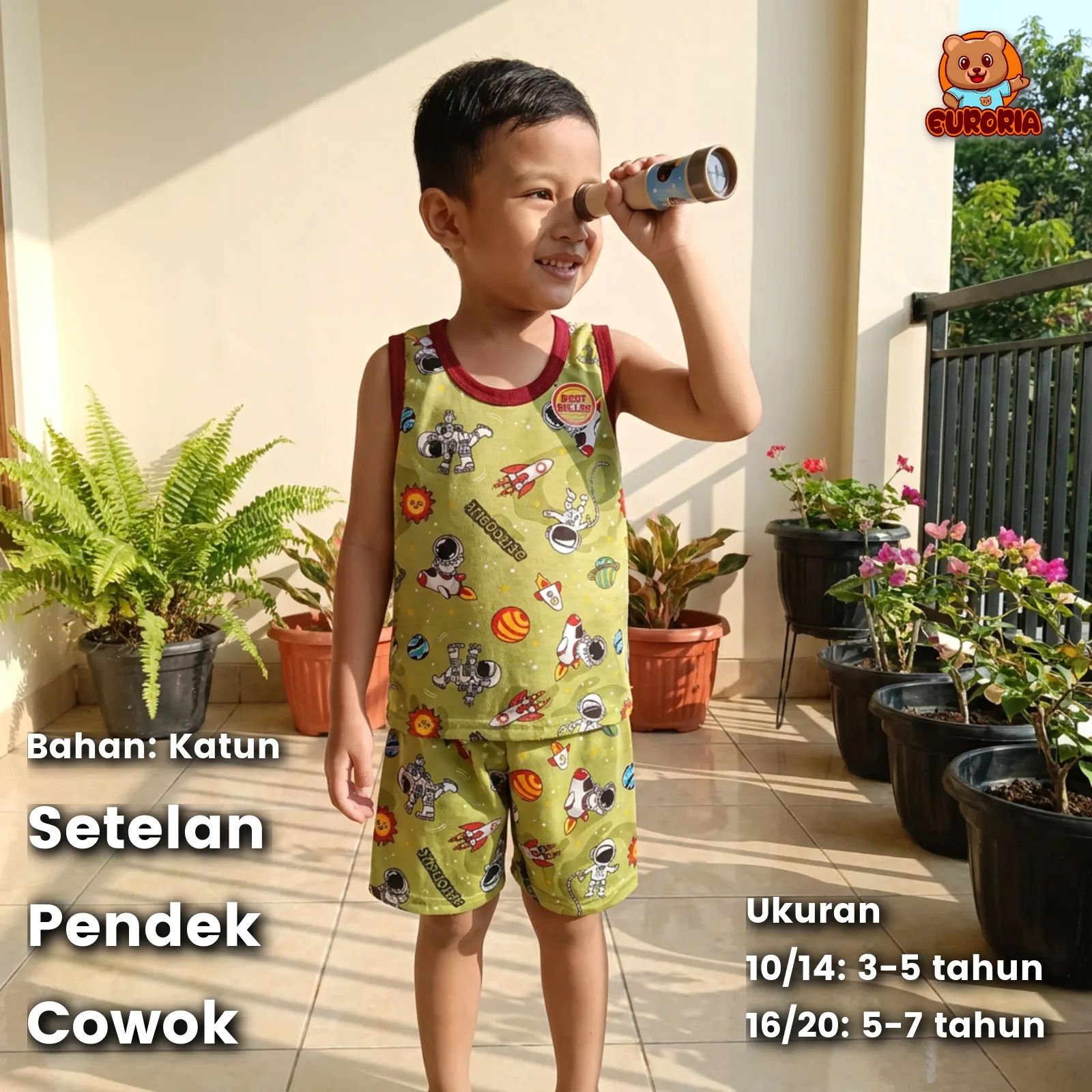 Setelan Pendek Cowok