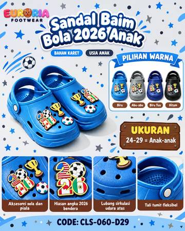 Sandal Baim Bola 2026 Anak