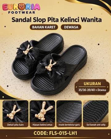 Wanita Dewasa Cantik Elegan dengan Hiasan Pita Kelinci
